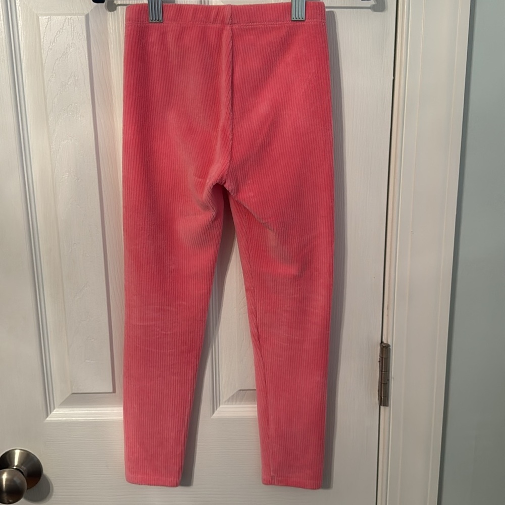 Janie & Jack 6T Girls Pink Corduroy Leggings - Picture 5 of 7
